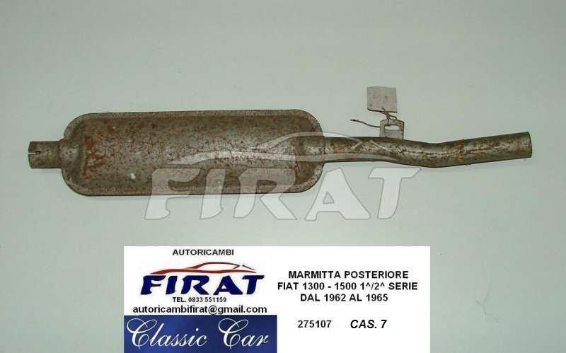 MARMITTA FIAT 1300 - 1500 POSTERIORE (275107)